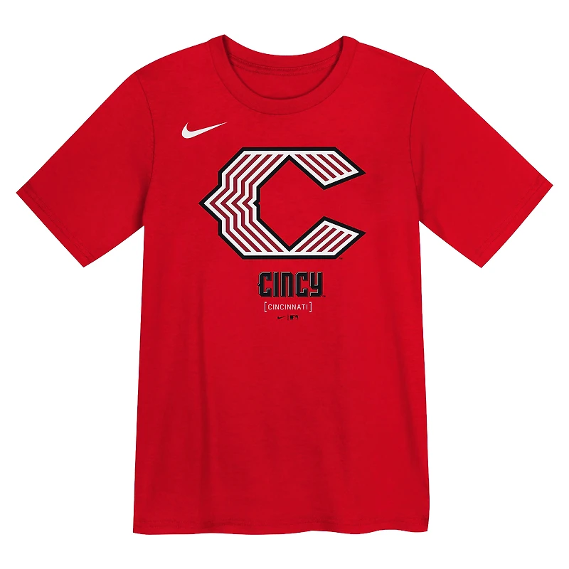 Preschool Nike Red Cincinnati Reds 2026 City Connect Logo T-Shirt