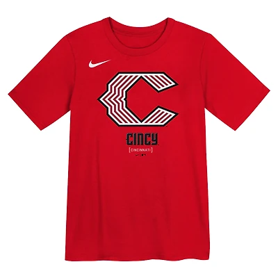 Preschool Nike Red Cincinnati Reds 2026 City Connect Logo T-Shirt
