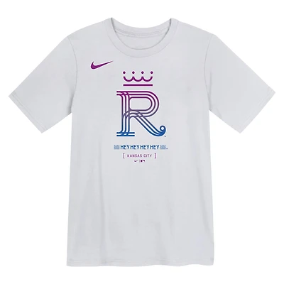 Preschool Nike White Kansas City Royals 2026 City Connect Logo T-Shirt