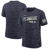 Youth Nike  Navy Los Angeles Dodgers City Connect Authentic Collection Velocity Dri-FIT T-Shirt