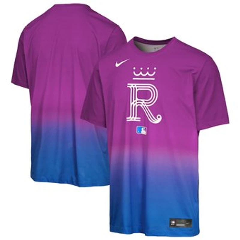 Youth Nike  Purple Kansas City Royals 2026 City Connect Authentic Collection Velocity Dri-FIT T-Shirt