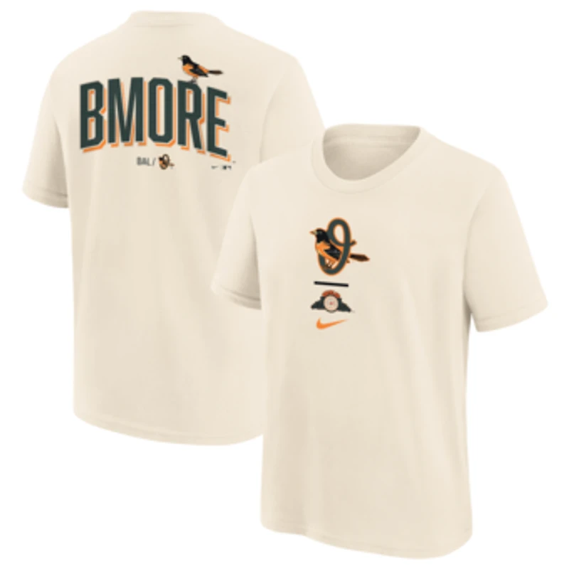 Youth Nike Cream Baltimore Orioles 2026 City Connect T-Shirt