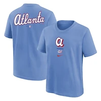 Youth Nike Powder Blue Atlanta Braves 2026 City Connect T-Shirt