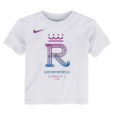 Toddler Nike White Kansas City Royals 2026 City Connect Logo T-Shirt