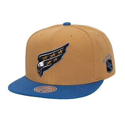 Men's Mitchell & Ness  Gold Washington Capitals Legendary Away Snapback Hat