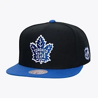 Men's Mitchell & Ness  Black Toronto Maple Leafs Legendary Home Snapback Hat