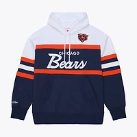 Men's Navy Mitchell & Ness  Chicago Bears Head Coach Hoodie