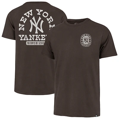 Men's '47 Brown New York Yankees Back Canyon Franklin T-Shirt