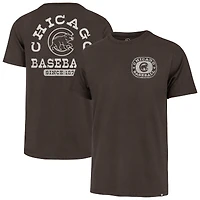 Men's '47 Brown Chicago Cubs Back Canyon Franklin T-Shirt
