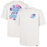 Men's '47 Cream Los Angeles Dodgers Flora Foundation T-Shirt