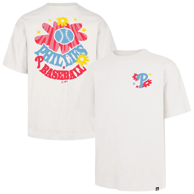 Men's '47 Cream Philadelphia Phillies Flora Foundation T-Shirt
