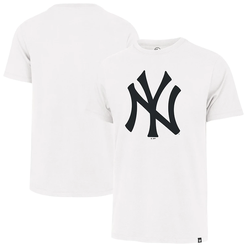 Men's '47  White New York Yankees Imprint Franklin T-Shirt