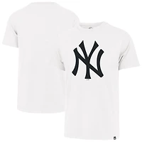 Men's '47  White New York Yankees Imprint Franklin T-Shirt