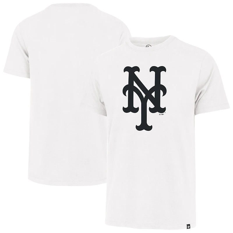 Men's '47  White New York Mets Imprint Franklin T-Shirt