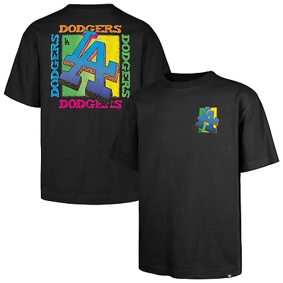 Men's '47 Black Los Angeles Dodgers Sundale Foundation T-Shirt
