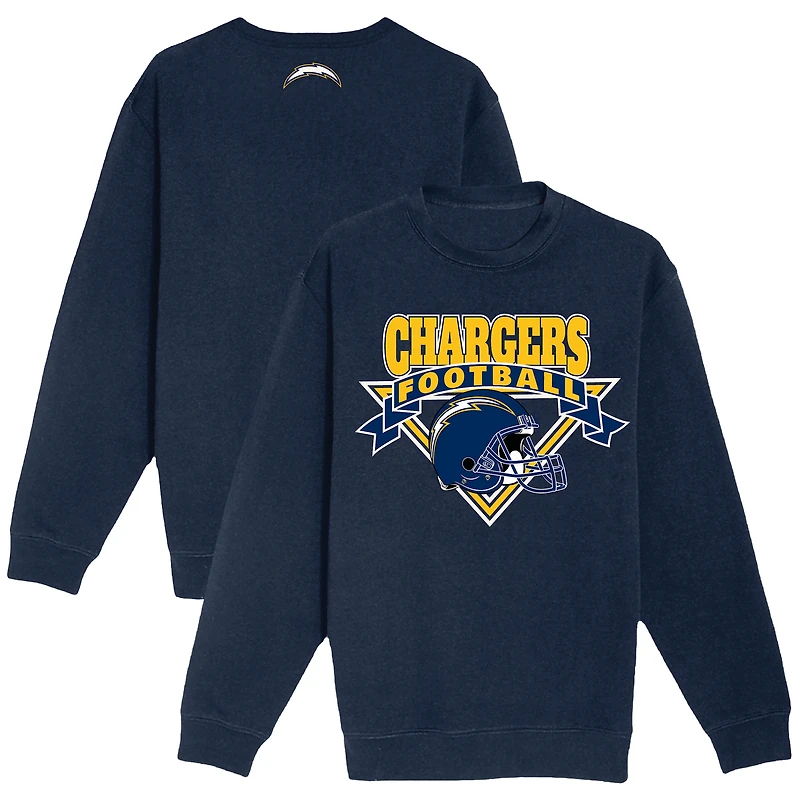 Unisex The Wild Collective Navy Los Angeles Chargers Fleece Pullover Sweatshirt