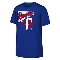 Youth Outerstuff  Royal Texas Rangers Prime Plate T-Shirt