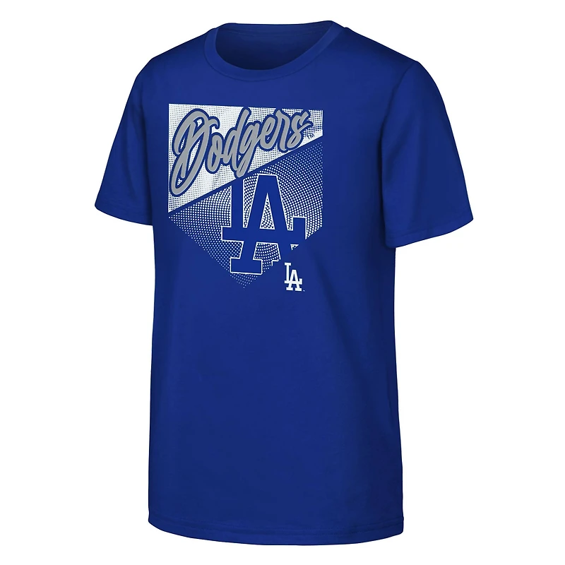 Youth Outerstuff Royal Los Angeles Dodgers Prime Plate T-Shirt