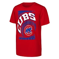 Youth Outerstuff  Red Chicago Cubs Speed Pitch T-Shirt