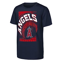Youth Outerstuff  Navy Los Angeles Angels Speed Pitch T-Shirt