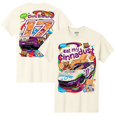 Men's Natural Chris Buescher Cinnamon Toast Crunch Car T-Shirt