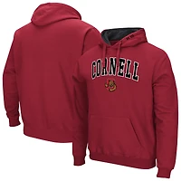 Men's Colosseum  Red Cornell Big Arch & Logo 3.0 Pullover Hoodie