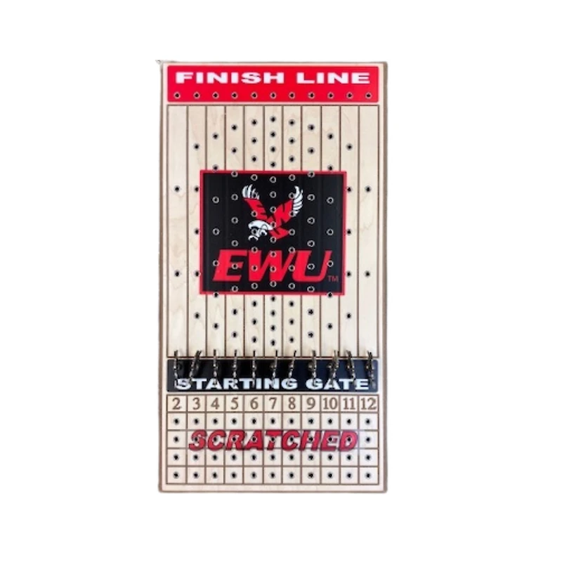 Brown Eastern Washington Eagles Horseracing Game