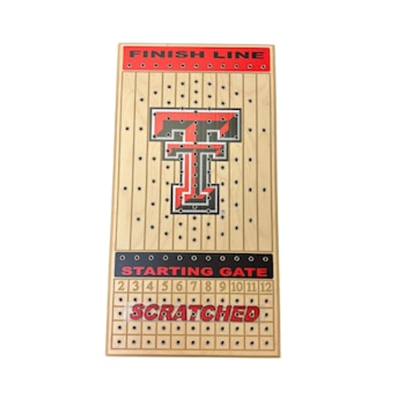 Brown Texas Tech Red Raiders Horseracing Game