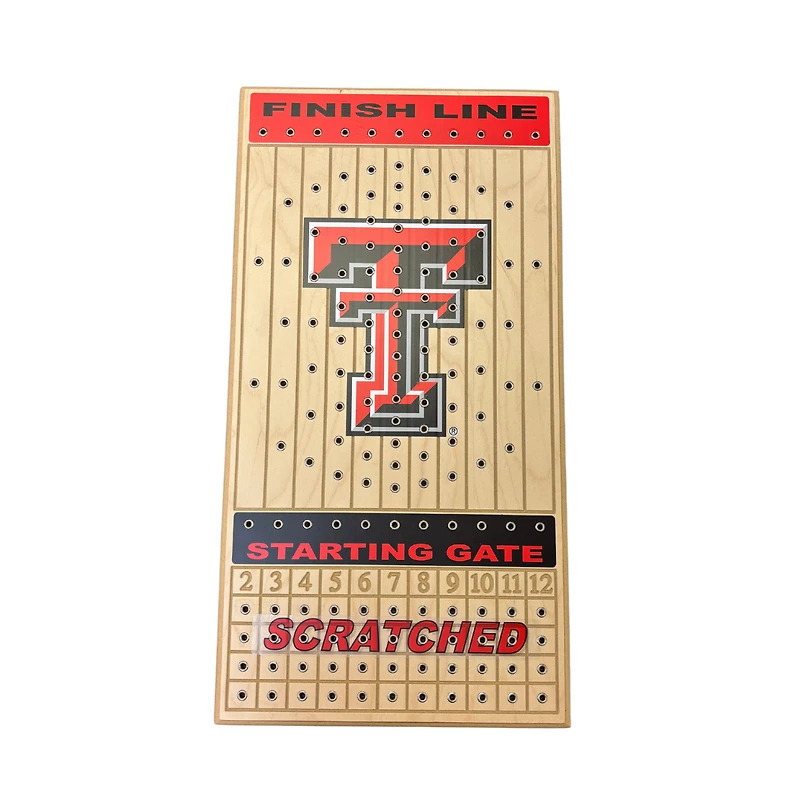 Brown Texas Tech Red Raiders Horseracing Game
