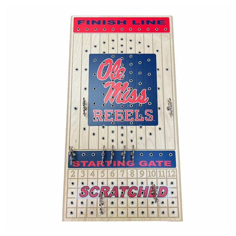 Brown Ole Miss Rebels Horseracing Game