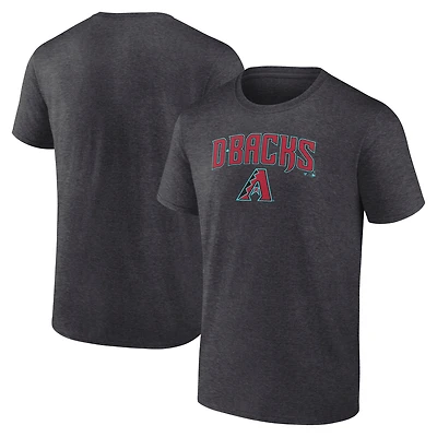 Men's Charcoal Arizona Diamondbacks Team Lockup T-Shirt