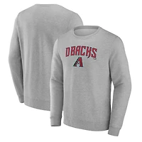 Men's Gray Arizona Diamondbacks Team Lockup Sweatshirt