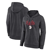 Women's Charcoal Cincinnati Reds Team Lockup Hoodie