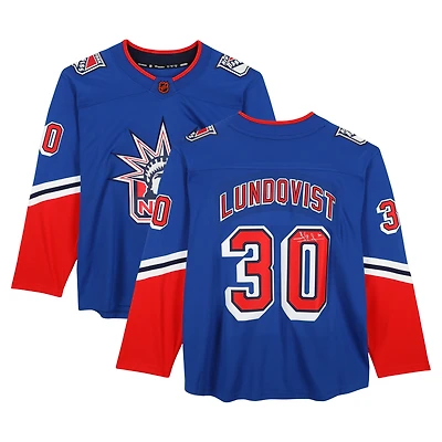 Henrik Lundqvist New York Rangers Autographed Special Edition 2.0 Fanatics Breakaway Jersey