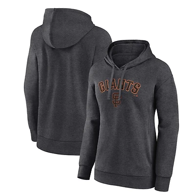 Women's Charcoal San Francisco Giants Team Lockup Hoodie