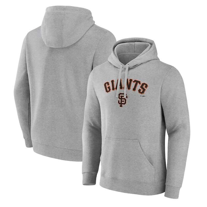 Men's Gray San Francisco Giants Team Lockup Hoodie