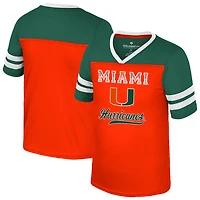Girls Youth Colosseum Orange Miami Hurricanes Princess Bubblegum Bling T-Shirt