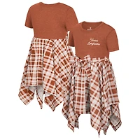 Girls Toddler Colosseum Texas Orange Longhorns Marceline Plaid Dress