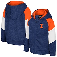 Toddler Colosseum Navy Illinois Fighting Illini Spirit Hollow Full-Zip Hoodie