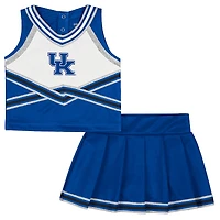 Girls Toddler Colosseum Royal Kentucky Wildcats Lollipop Park Cheer Two-Piece Set