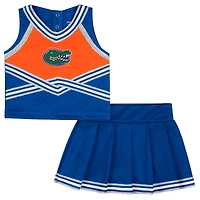 Girls Toddler Colosseum Royal Florida Gators Lollipop Park Cheer Two-Piece Set