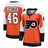 Women's Fanatics Trevor Zegras Orange Philadelphia Flyers Home Breakaway Jersey