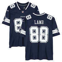 CeeDee Lamb Dallas Cowboys Autographed Navy Nike Vapor F.U.S.E. Limited Jersey