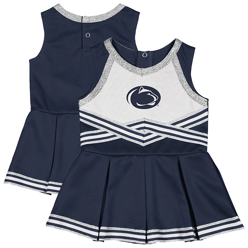 Girls Infant Colosseum Navy Penn State Nittany Lions Lollipop Park Cheer Dress