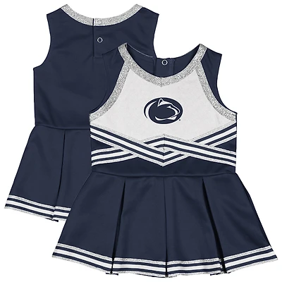Girls Infant Colosseum Navy Penn State Nittany Lions Lollipop Park Cheer Dress