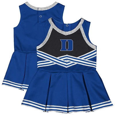 Girls Infant Colosseum Royal Duke Blue Devils Lollipop Park Cheer Dress