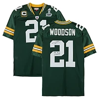 Charles Woodson Green Bay Packers Autographed Green Mitchell & Ness Authentic Jersey with "SB XLV Champ" Inscription
