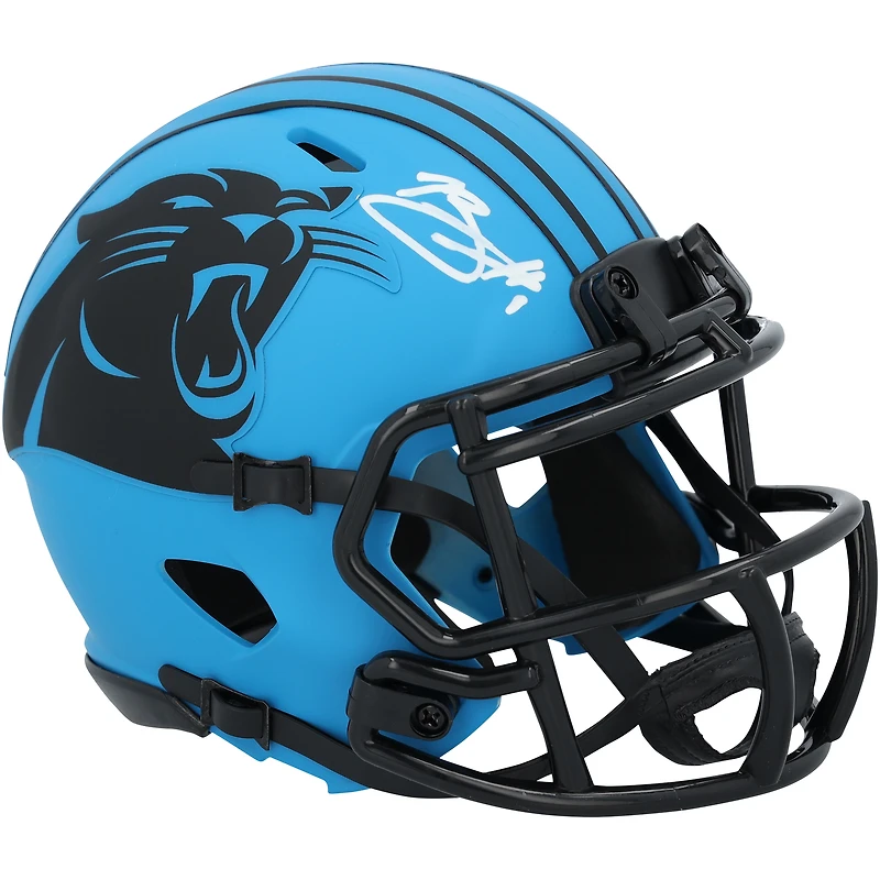 Bryce Young Carolina Panthers Autographed Riddell Rave Speed Mini Helmet