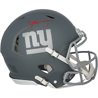 Malik Nabers New York Giants Autographed Riddell Slate Speed Authentic Helmet