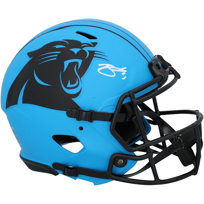 Bryce Young Carolina Panthers Autographed Riddell Rave Speed Authentic Helmet